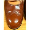 Image 9 : Used Ferragamo Brown Mary Jane Leather Shoes w/ Heels, Size 10M