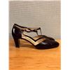 Image 2 : Used Salvatore Ferragamo Burgundy T-Strap Shoes, Heels, Size 10B