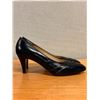 Image 2 : Used Ferragamo Black Leather Pumps, Size 10B