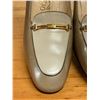 Image 9 : Used Ferragamo Beige Leather Loafers, Size 10B