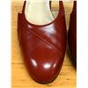 Image 10 : Used Ferragamo Red Leather Slingback Pumps, Size 10B
