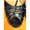 Image 10 : Used Ferragamo Navy Cutout Slingback Shoes w/ Heels, Size 10B
