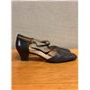 Image 2 : Used Ferragamo Gray T-Strap Leather Shoes w/ Heels, Size 10B