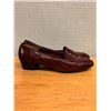 Image 2 : Used Ferragamo Burgundy Leather Loafers, Size 10B