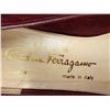 Image 9 : Used Ferragamo Burgundy Leather Loafers, Size 10B