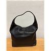 Image 3 : Dooney & Bourke Black Full-Grain Leather Bag w/ Large Brass Clip Closure Accent, New Condition
