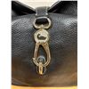 Image 5 : Dooney & Bourke Black Full-Grain Leather Bag w/ Large Brass Clip Closure Accent, New Condition