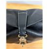 Image 6 : Dooney & Bourke Black Full-Grain Leather Bag w/ Large Brass Clip Closure Accent, New Condition