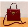 Image 2 : Ferragamo Wine Leather Shoulder Bag w/ Handle & Removable Straps