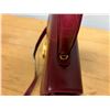 Image 7 : Ferragamo Wine Leather Shoulder Bag w/ Handle & Removable Straps