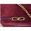 Image 2 : Gucci Shoulder Bag w/ Removable Gold Strap, Natural Suede Leather, Burgundy