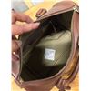 Image 6 : Ralph Lauren Brown Genuine Full-Grain Leather Handbag, New Condition