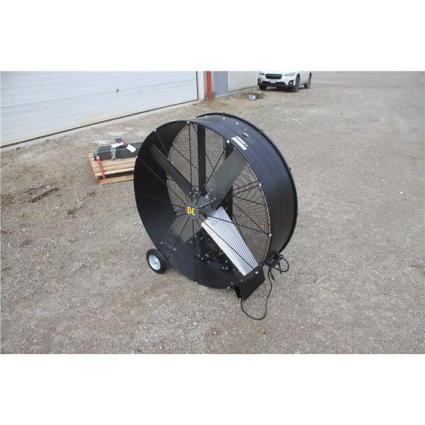 42" drum fan on wheels, electric motor, 120V