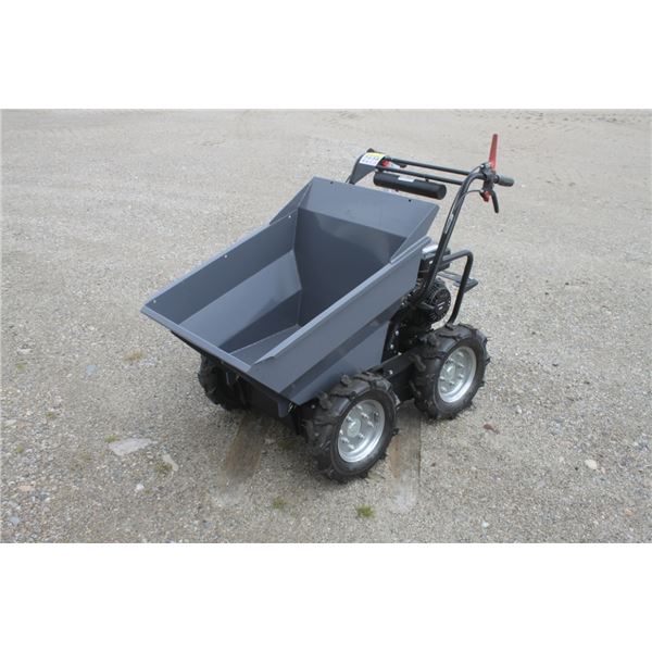 4.4 cu ft gas powered wheel barrow