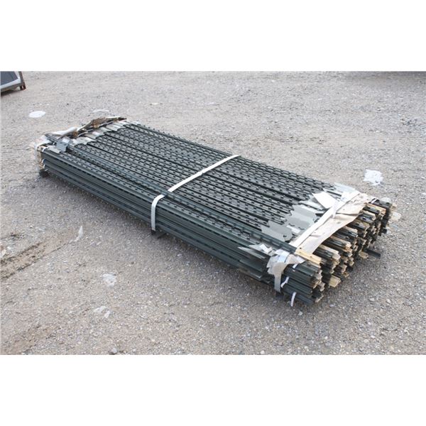 Bundle of 200 8' lite duty studded t-posts