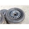 Image 3 : 4 Blizzak 215/55R17 -17" 5 bolt rims with winter tires