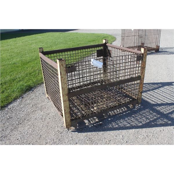 steel basket, 54" w x 44"d x 40" h