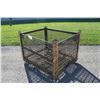 Image 4 : steel basket, 54" w x 44"d x 40" h