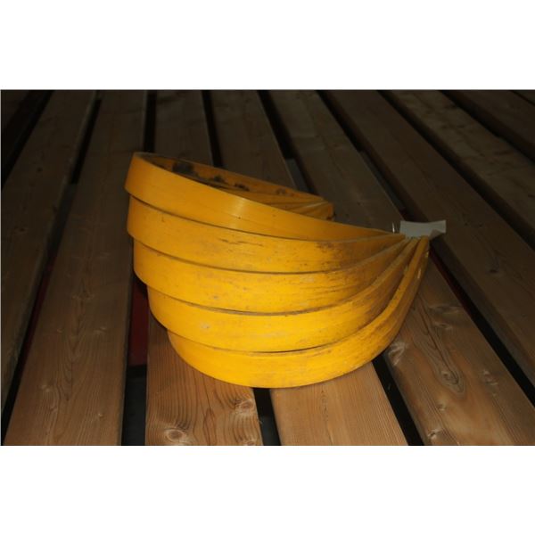 Set of 5 New Holland round baler pick up bands