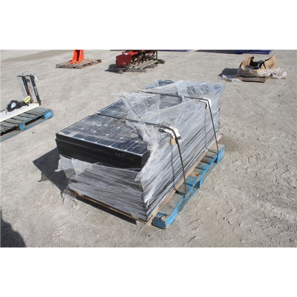 Pallet of solar panels