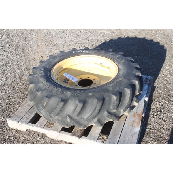 1 Titan 12.4-24 tire on rim