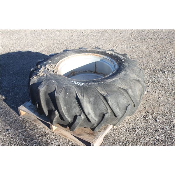 1 Firestone 16.9-24 tire on rim