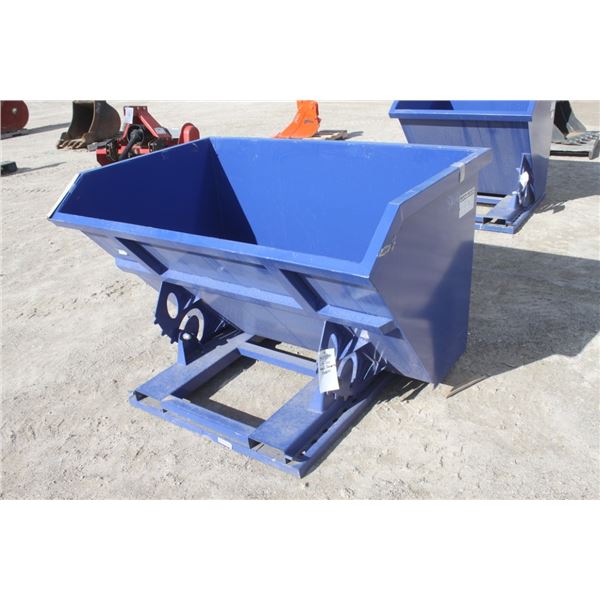 1.5 cu yard self dumping hopper