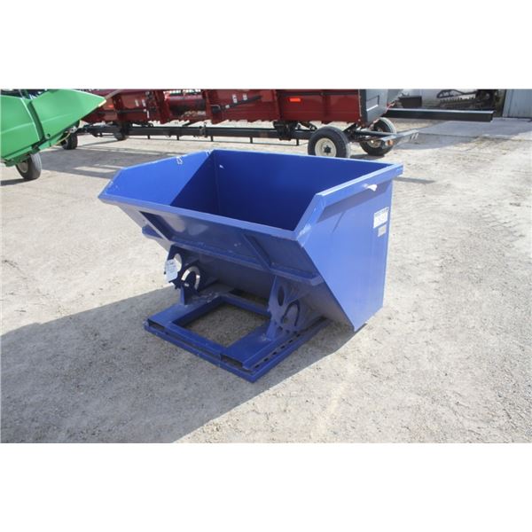 1.5 cu yard self dumping hopper
