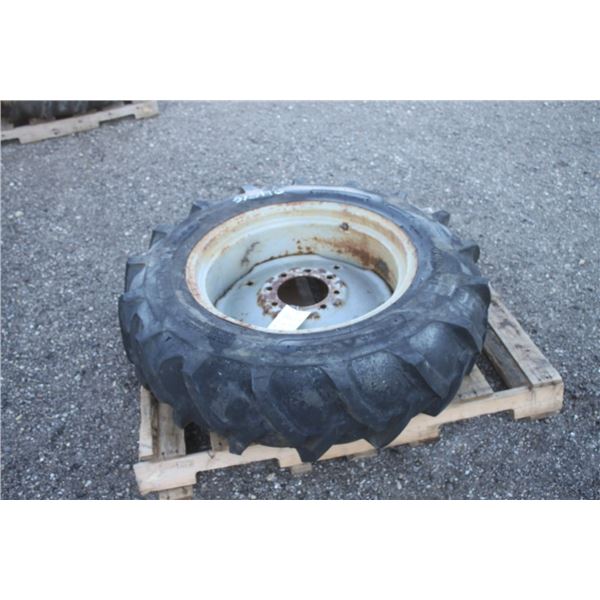 1- 11.2-24 tire on rim