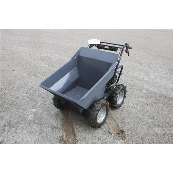 4.4 cu ft gas powered wheel barrow
