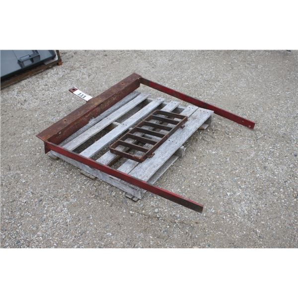 cultivator rear hitch and tractor grill guard
