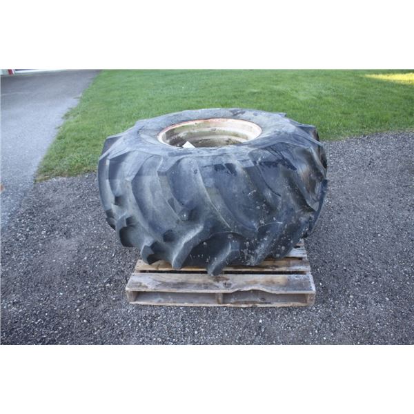 Goodyear 1 -28L-26 tire on rim