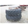 Image 2 : Goodyear 18.4x38 t-rail duals, Unverferth rims