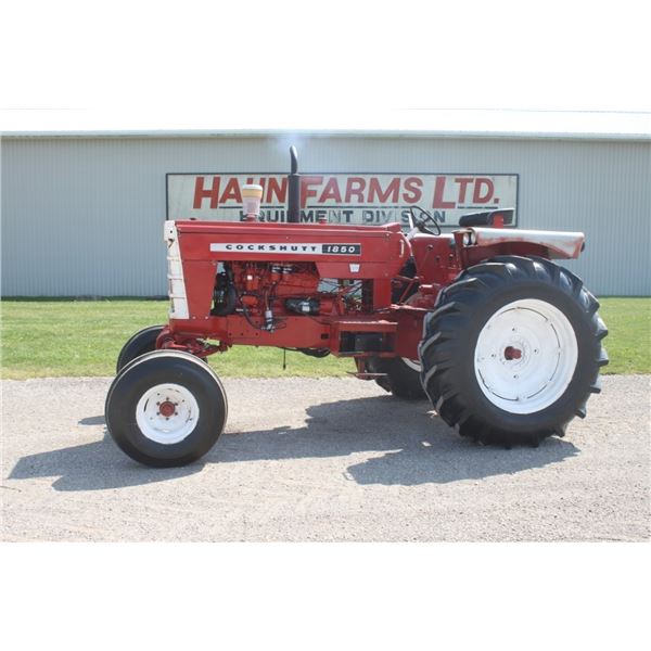 Cockshutt 1850 2wd tractor, diesel, showing 2216 hours