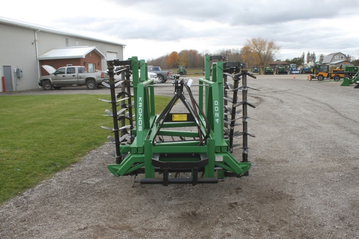 Kronos 4200, 14' rotary spader disc, rock flex, 3pth