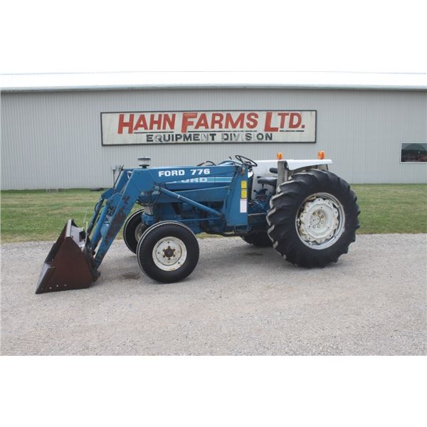Ford 4610 2wd tractor, 776 loader, 2679 hours, made in USA