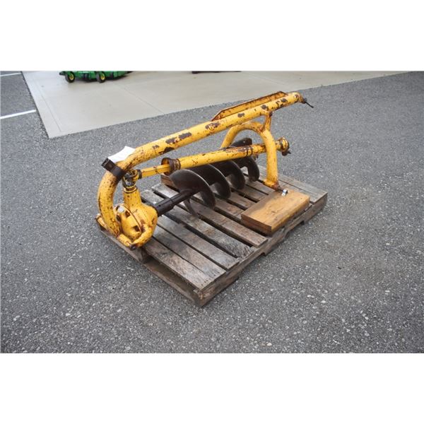 Danuser F8 posthole auger, 3pth, pto, made in USA