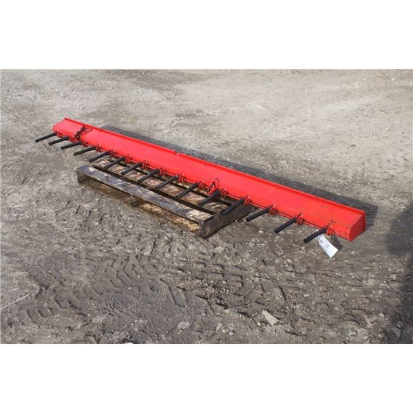 MF 15 run grass seed box to fit seed drill, made in USA