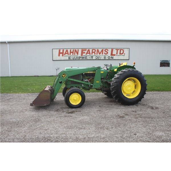 JD 2130 2wd tractor, 145 loader, independent pto