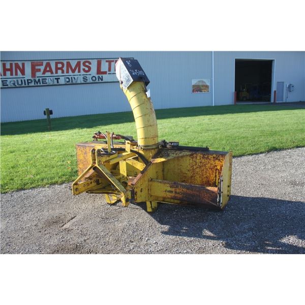 Delhi Foundary 3pth, single auger snowblower