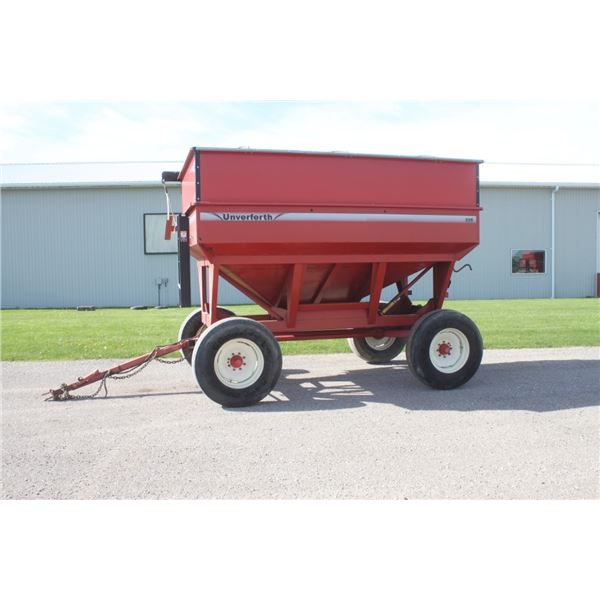 Unverferth 325 gravity wagon, 12 ton dbl reach wagon