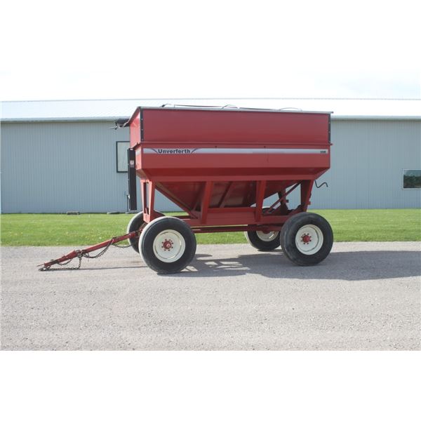 Unverferth 325 gravity wagon, 12 ton dbl reach wagon