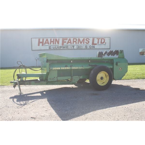 JD 350 single axle manure spreader, made in USA