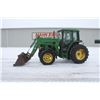 Image 1 : JD 6200 4wd tractor, cab, air, 640 SL loader