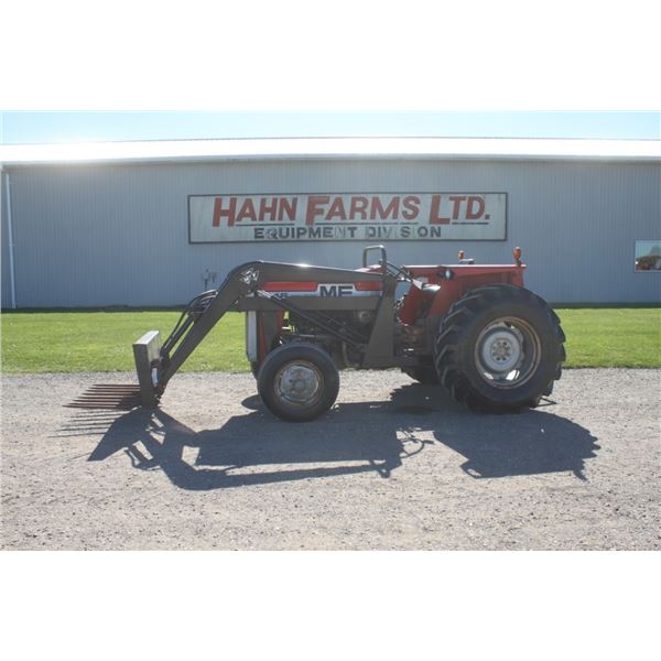 MF 245 2wd tractor, loader, diesel, 1936 hours