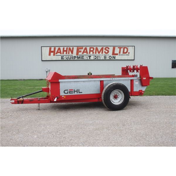 Gehl MS175 single axle manure spreader, made in USA