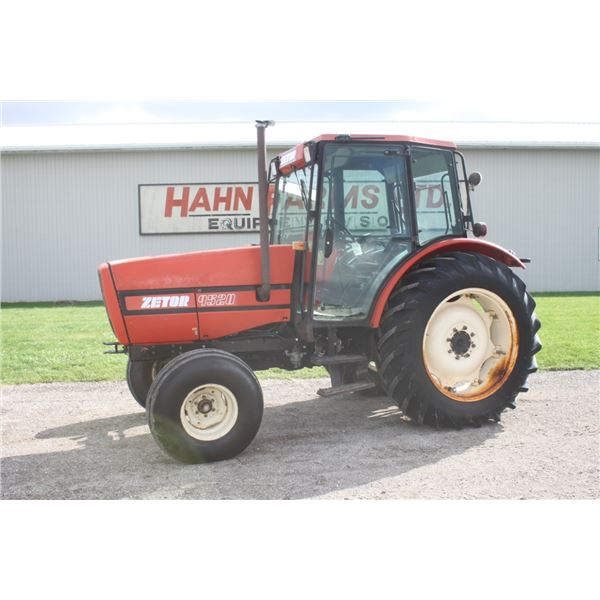 Zetor 9520 2wd tractor, cab, air, 788 hours
