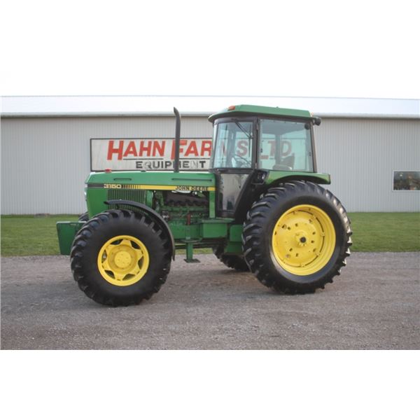 JD 3150 4wd tractor, cab, air, 3769 hours