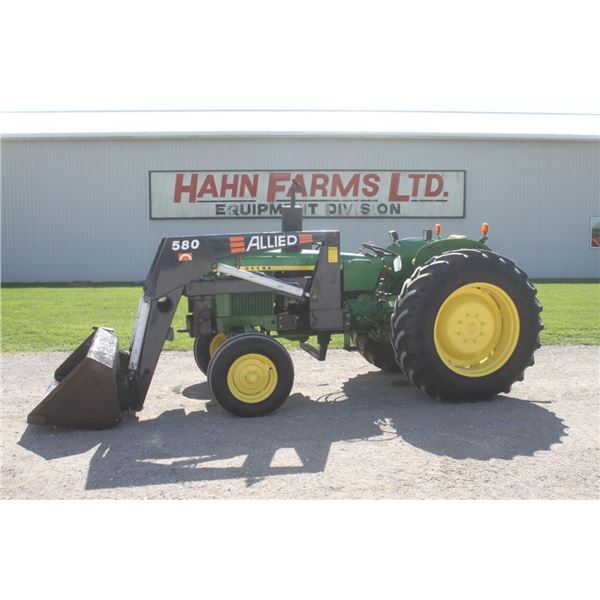 JD 2120 2wd tractor, Buhler Allied 580 loader