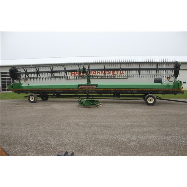 JD 645FD 45' flex draper, flip over reel, S series hookup